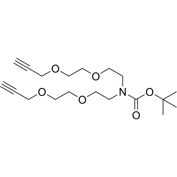 N-Boc-N-bis(PEG2-propargyl) 2100306-86-1
